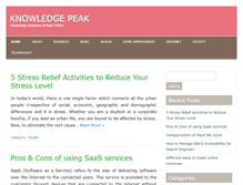 Tablet Screenshot of knowledge-peak.com